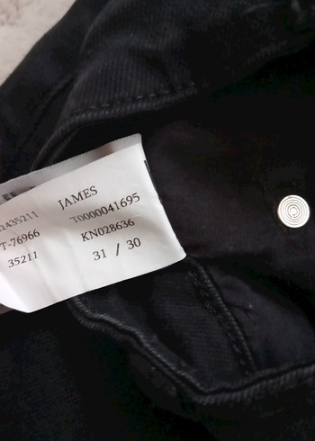 Erkek Siyah  Kot Pantolon - Görsel 6