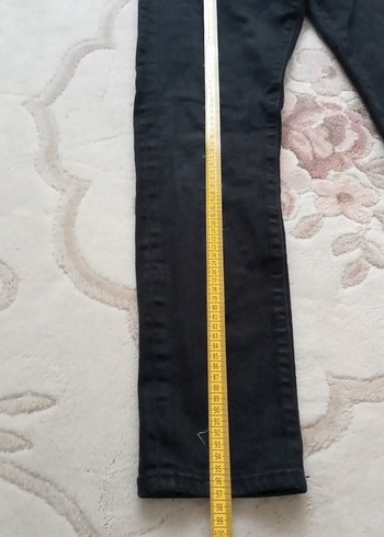 Erkek Siyah  Kot Pantolon - Görsel 2