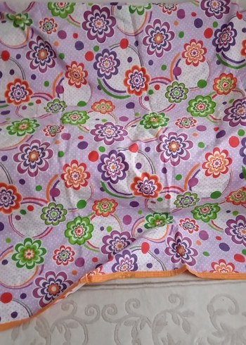 Renkli Çiçek Desenli yatak örtüsü - Görsel 4