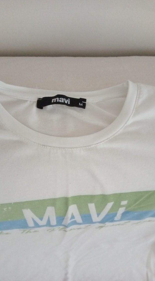 Beyaz Baskılı unisex Tişört - Görsel 2