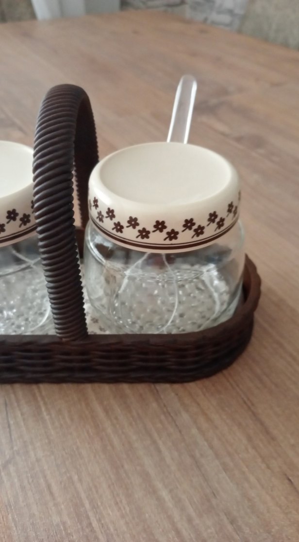 Sepetli Cam Baharatlık Seti - Görsel 3