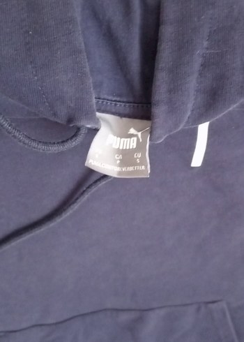 Erkek Koyu Mavi Düğmeli Sweatshirt - Görsel 2