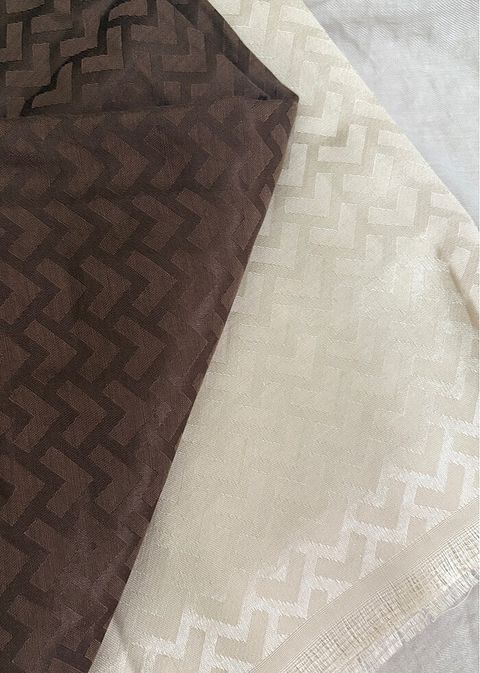 Modakaşmir jakarlı şal - Görsel 3