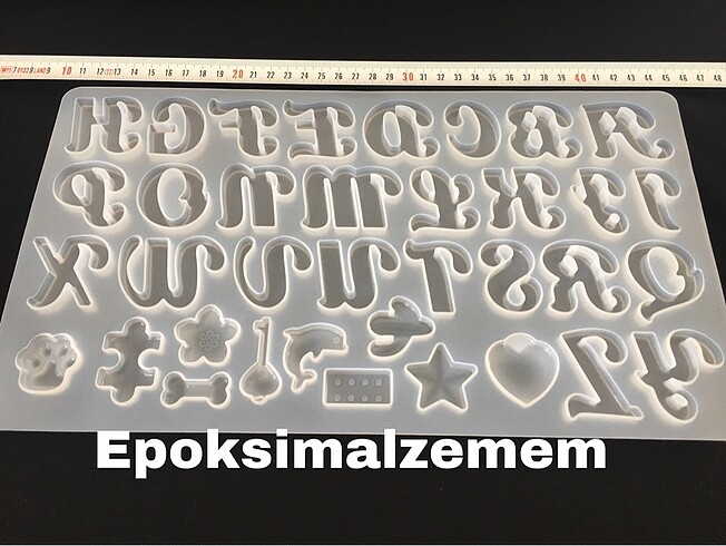 Epoksi Harf kalıp
