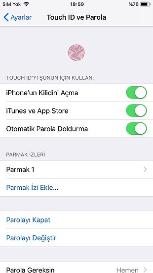  Beden gri Renk İphone 6 64 GB