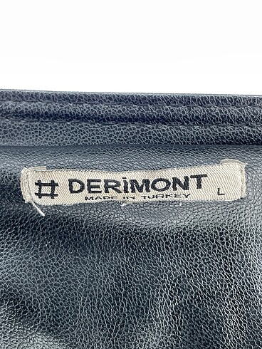 l Beden siyah Renk PreLoved Mont %70 İndirimli.