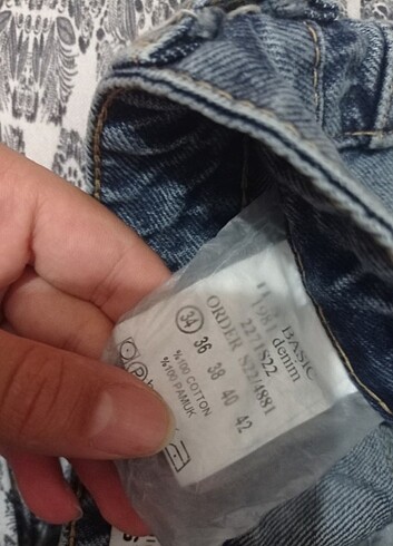 s Beden mavi Renk Boyfriend kot pantolon 