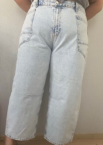 Trendyol & Milla Mavi Yüksek Bel Balon Jeans