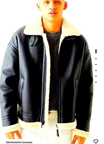  Bershka Kürklü Deri Ceket