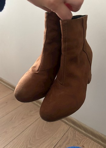 Bambi Kahverengi Süet Kadın Bot - Görsel 7