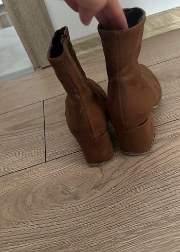 Bambi Kahverengi Süet Kadın Bot - Görsel 3
