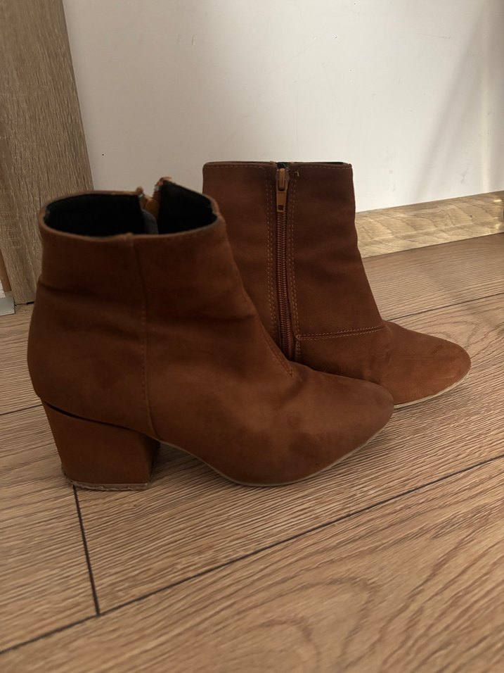 Bambi Kahverengi Süet Kadın Bot - Görsel 2
