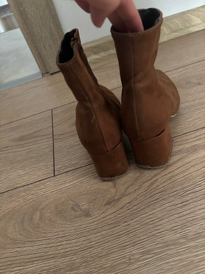 Bambi Kahverengi Süet Kadın Bot - Görsel 3