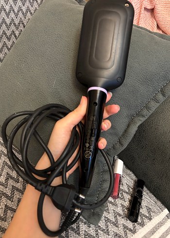 Philips Siyah Saç Düzleştirici Fırça - Görsel 3