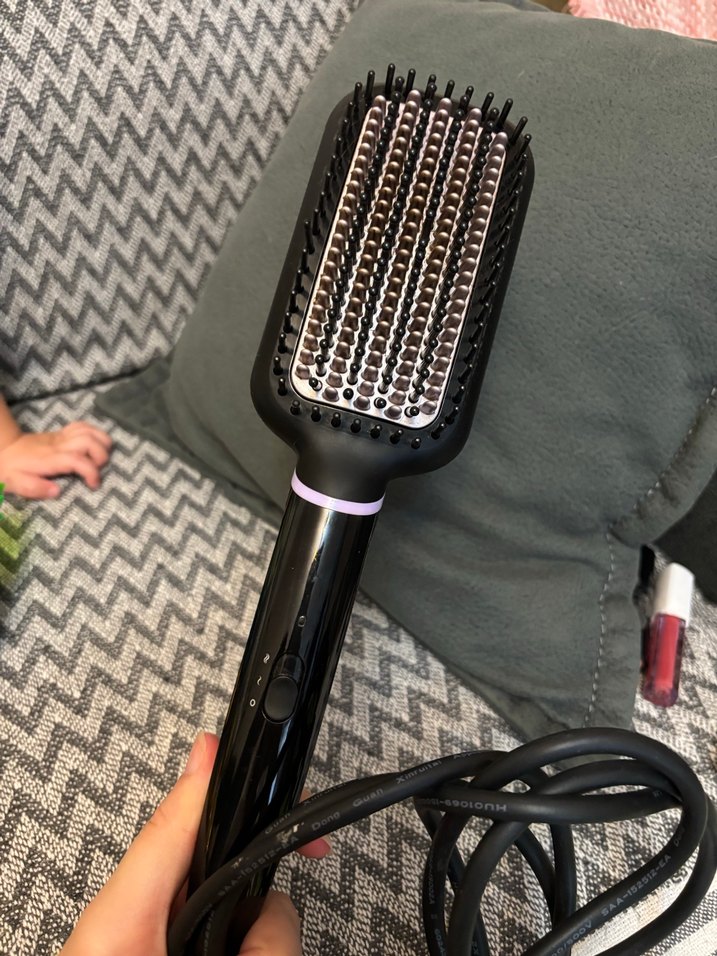 Philips Siyah Saç Düzleştirici Fırça - Görsel 2