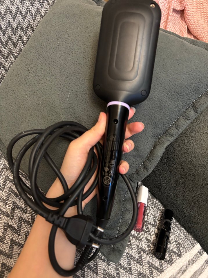 Philips Siyah Saç Düzleştirici Fırça - Görsel 3