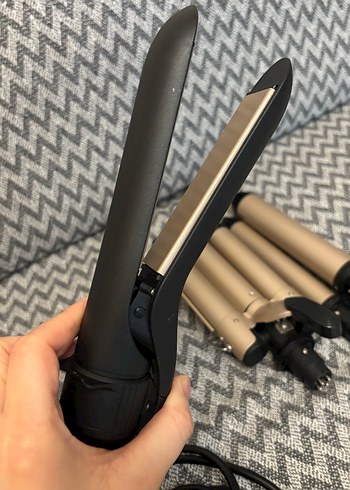 Haırens Siyah Saç Maşası ve 4 Farklı Başlık Seti - Görsel 6