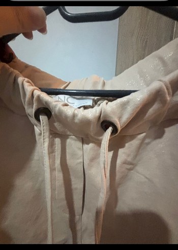 Bej Mini Kadın Eşofman Takımı Fermuarlı - Görsel 4