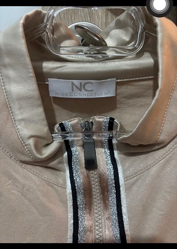 Bej Mini Kadın Eşofman Takımı Fermuarlı - Görsel 8