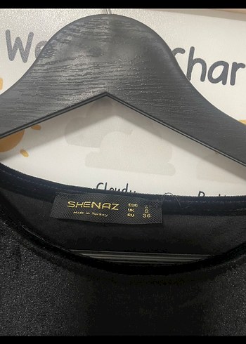 Siyah Uzun Kollu Gotik Kadın Elbise - Görsel 3