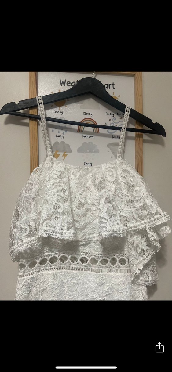 Bella Dantel İşlemeli Bohem Uzun Beyaz Elbise - Görsel 3