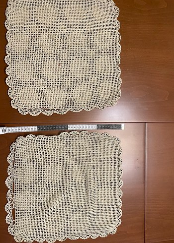 El Yapımı Kare Dantel Kırlent Kılıfı-El işi göz nuru - Görsel 5