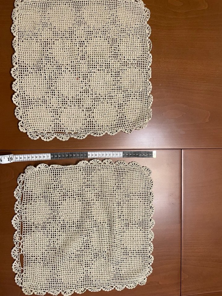 El Yapımı Kare Dantel Kırlent Kılıfı-El işi göz nuru - Görsel 5