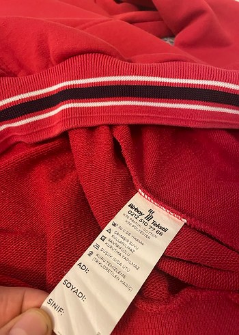 Kırmızı unisex MEV Koleji Okul Forması - Görsel 7