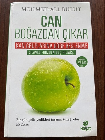 Kitap-Can Boğazdan Çıkar Kan grubuna göre beslenme