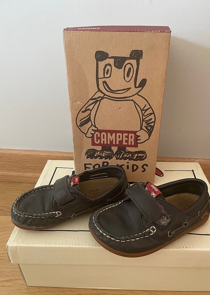 Orijinal CAMPER 25 numara laci bebek ayakkabısı - Görsel 4