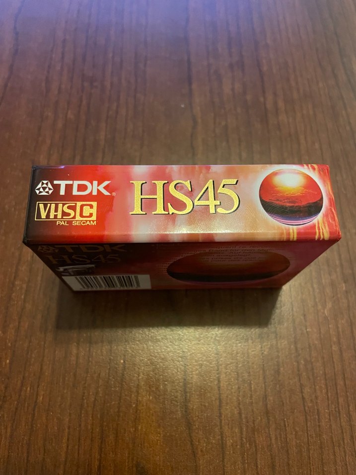 TDK HS45 mini video kaset VHS C - Görsel 3