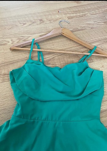 yeşil askılı tulum - Görsel 2