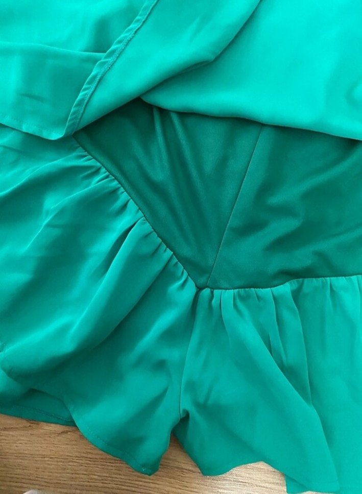 yeşil askılı tulum - Görsel 3