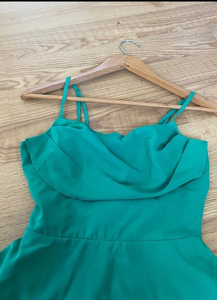 yeşil askılı tulum - Görsel 2