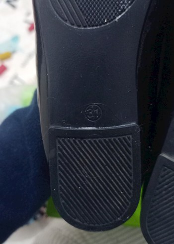 Kız Çocuk Siyah Fiyonklu Babet Ayakkabı - Görsel 4