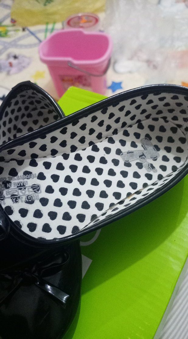 Kız Çocuk Siyah Fiyonklu Babet Ayakkabı - Görsel 3