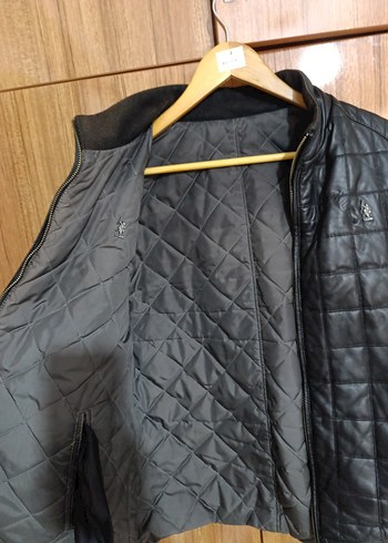 Siyah Deri ceket - Görsel 2