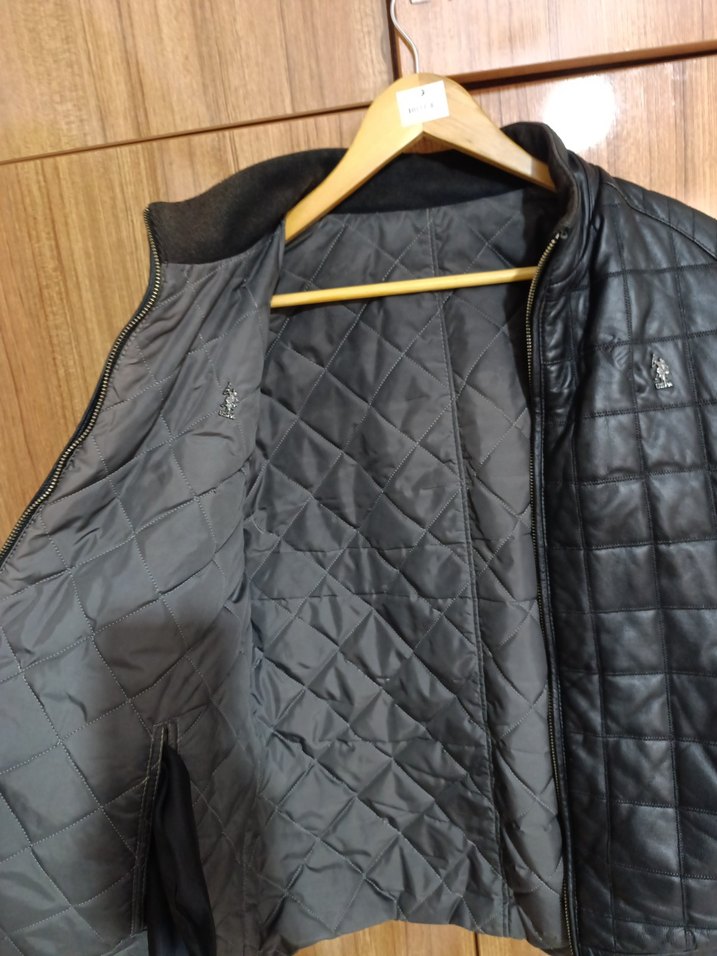 Siyah Deri ceket - Görsel 2