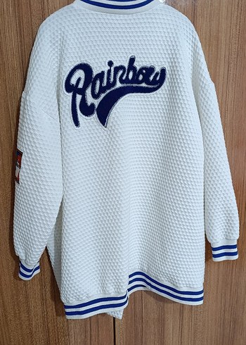 Düğmeli Beyaz Kadın Ceket - Görsel 2