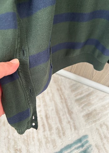 U.S.Polo Assn. Kadın uzun triko hırka. - Görsel 8