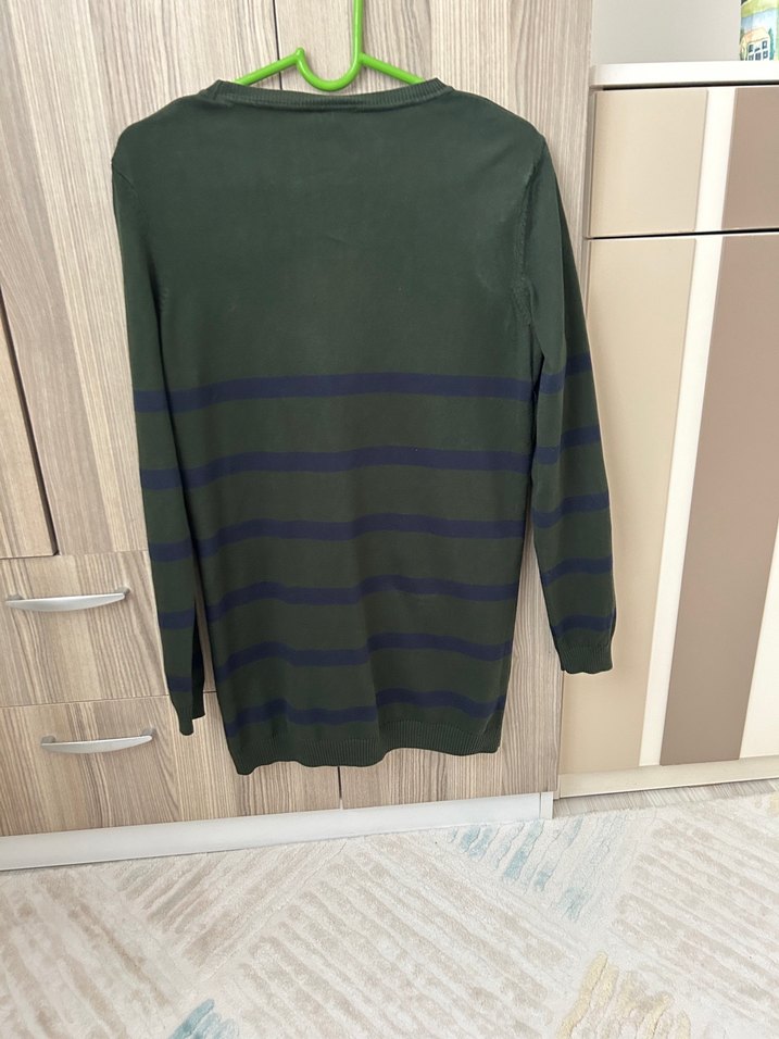 U.S.Polo Assn. Kadın uzun triko hırka. - Görsel 2