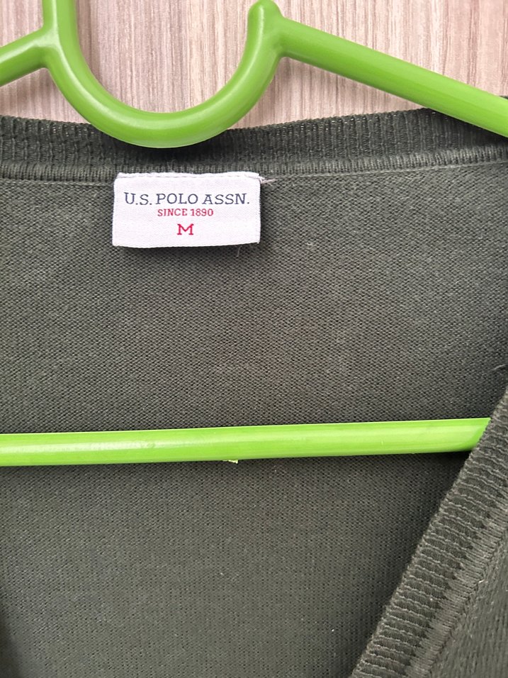 U.S.Polo Assn. Kadın uzun triko hırka. - Görsel 4