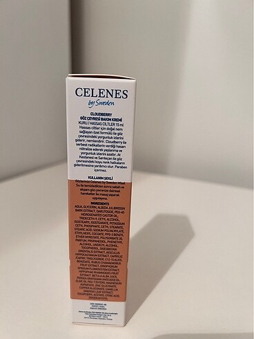 Celenes göz çevresi bakım kremi. - Görsel 3