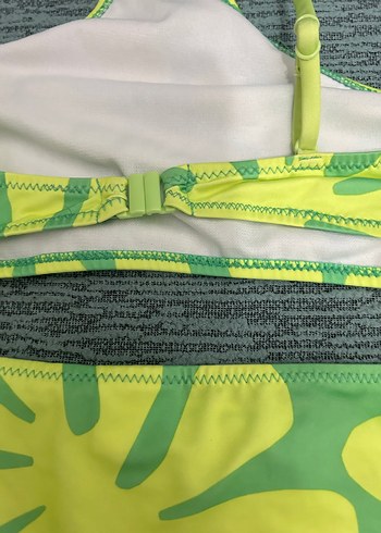 Zara kız şocuk Sarı Bağlamalı Mini Bikini Takım - Görsel 5