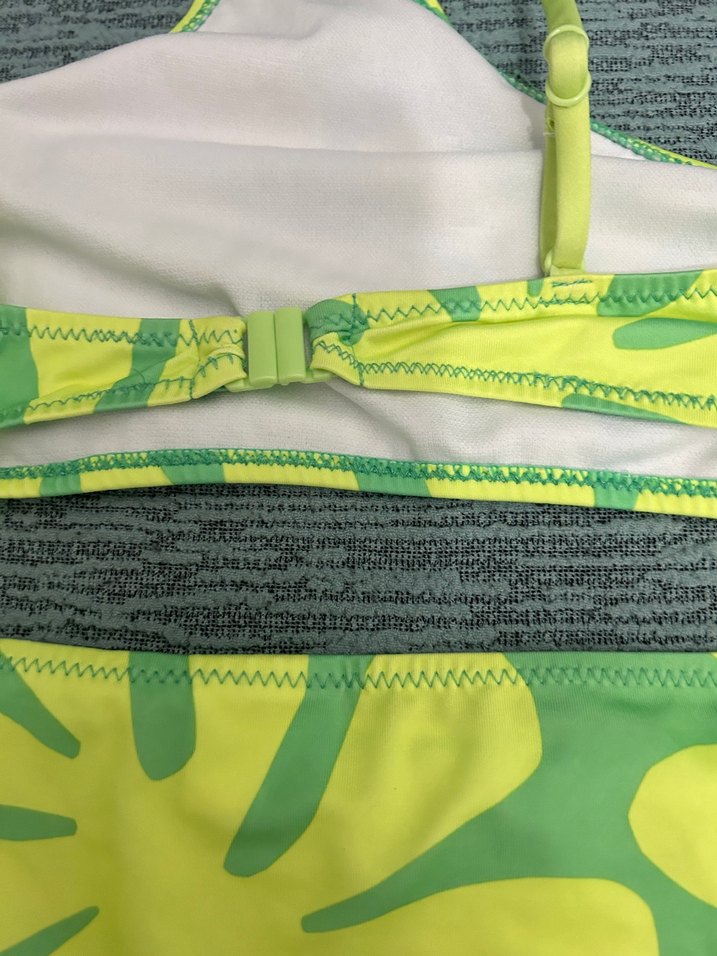 Zara kız şocuk Sarı Bağlamalı Mini Bikini Takım - Görsel 5