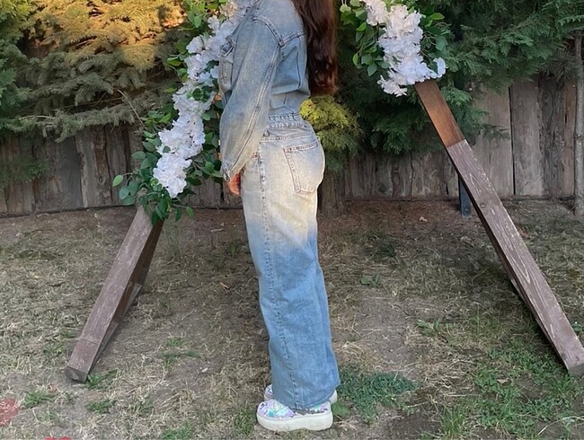 Zara Zara denim tulum