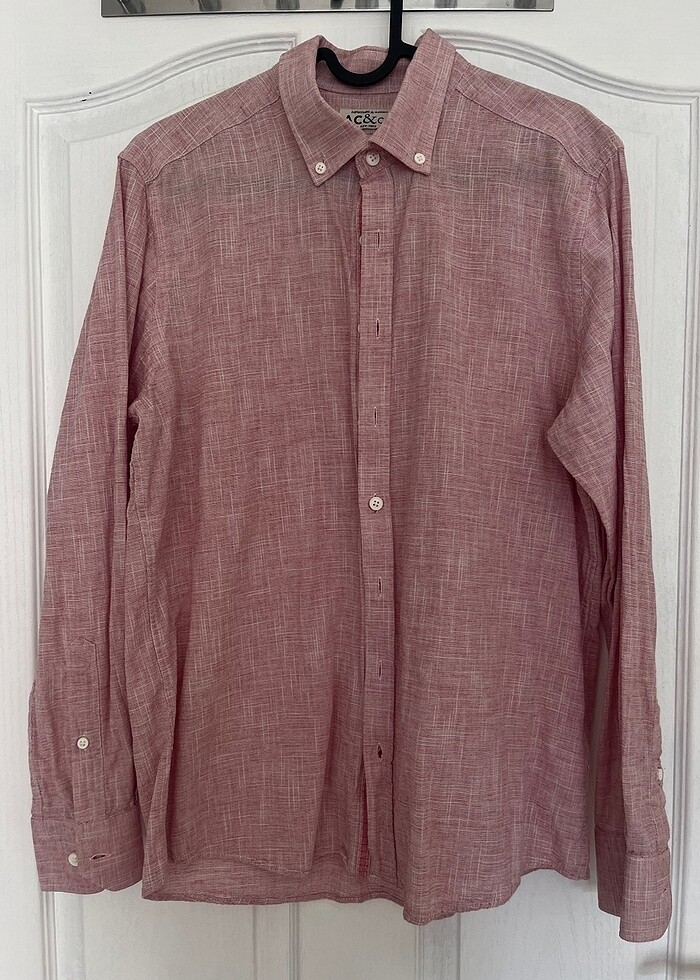 Altınyıldız gömlek keten pamuklu spor şık - Görsel 2