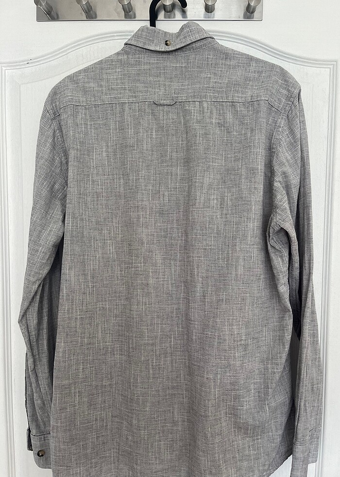 Altınyıldız gömlek spor şık keten pamuklu - Görsel 3