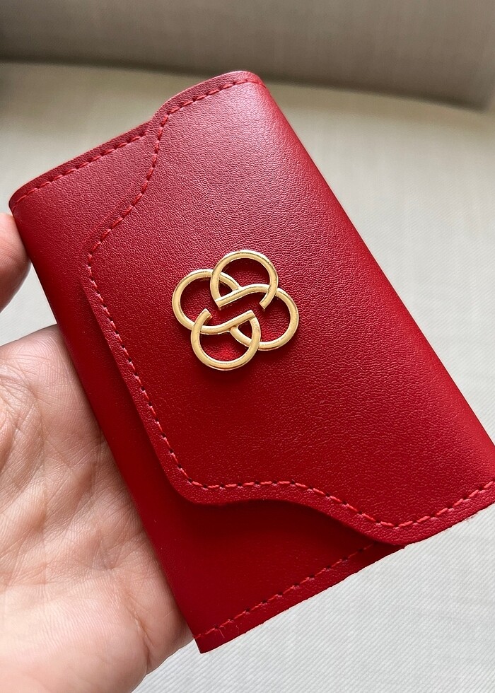Kırmızı kartlık cüzdan - Görsel 4