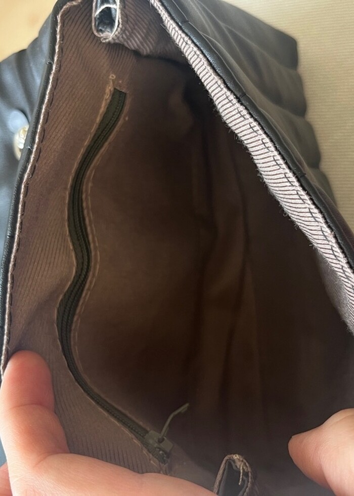 Siyah çanta şık - Görsel 3